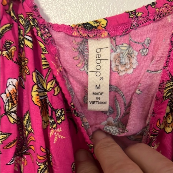 BeBop Pink Floral Dress - Picture 2 of 3